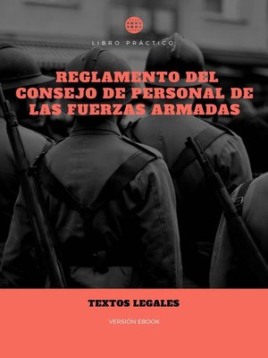 cover image of Reglamento del Consejo de Personal de las Fuerzas Armadas